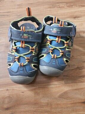 Kids Buzz Light Year Blue & Navy Active Sandals Size 9